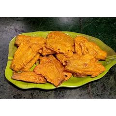 A picture of Pumpkin Flower Fritters (Bhajiya).