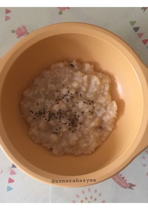 Foto resep MPASI 7 Bulan Bubur AyamBeras Putih + Ayam + Tempe + Bayam