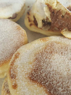 Una foto de Focaccine alla nutella in padella