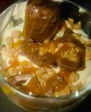 Easy Twix caramel apple parfait