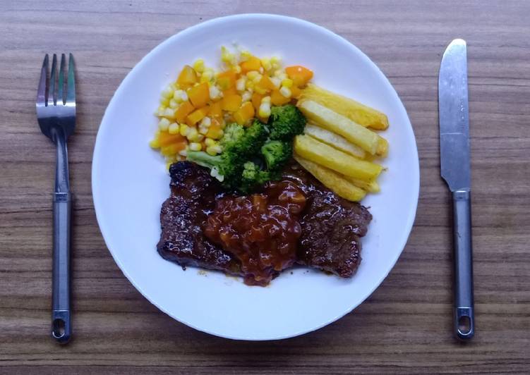 Resep Beef steak, Enak Banget