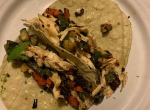 Una foto de Tacos fit y saludables sin grasa