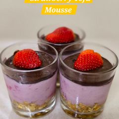 A picture of 🍓Strawberry Tofu Mousse.