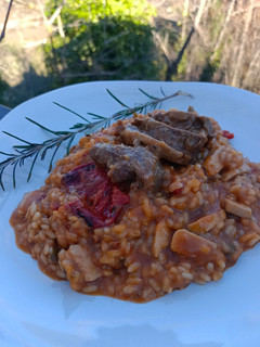 Una foto de Arroz meloso con carrilleras