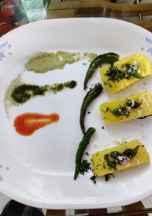 A picture of Dazzling Dhoklas.