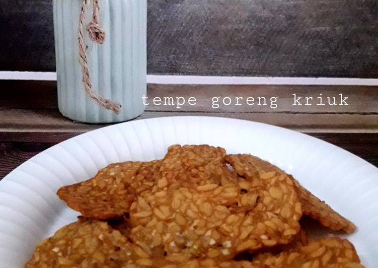 Tempe goreng kriuk