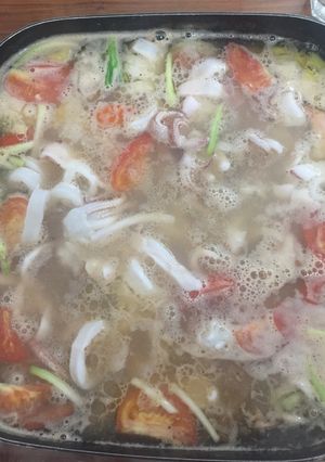 Hình của món Lẩu hải sản.