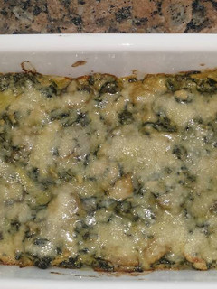 Una foto de Quiche de espinacas