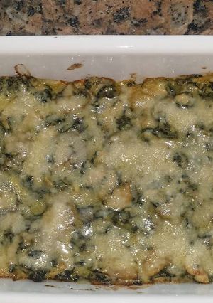 Una foto de Quiche de espinacas