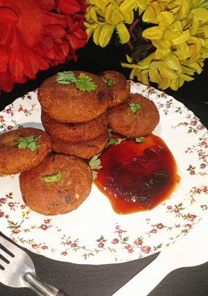 सोया टिक्की प्रोटीन रिच स्टार्टर रेसिपी मुख्य फोटो