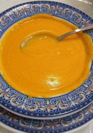 Una foto de Puré de calabaza