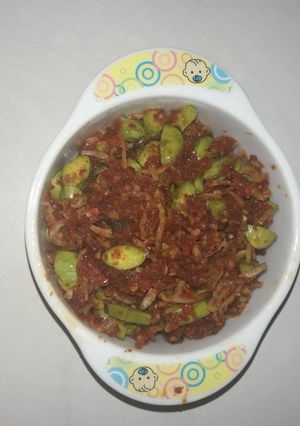 Foto resep Sambal teri pete