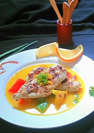 A picture of Sweet and Sour Grilled Chicken.