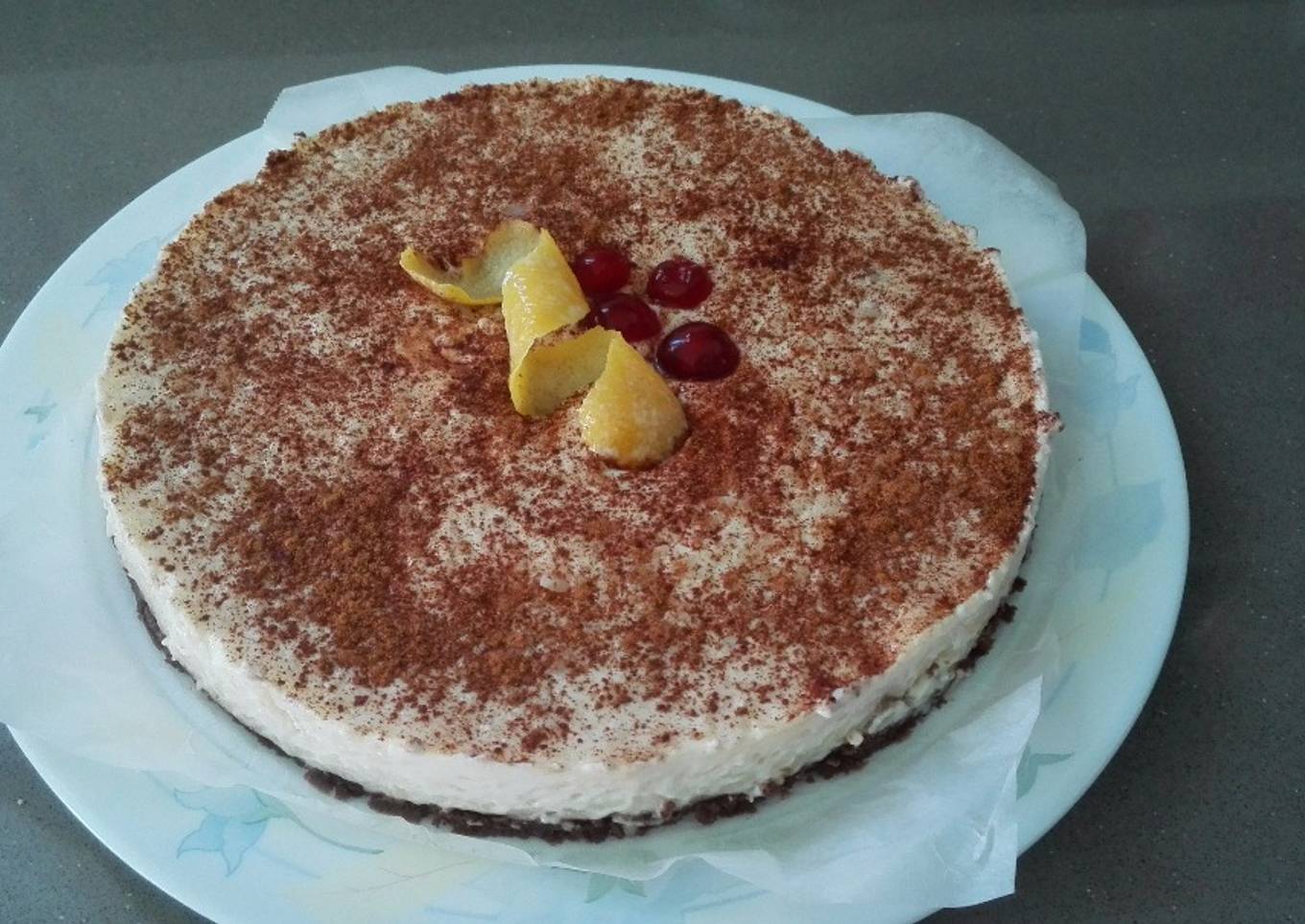 Tarta de arroz con leche