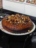 Bizcocho de Zanahoria con Crujiente de Almendras