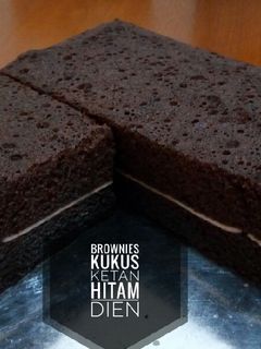 Foto resep Brownies kukus ketan hitam #BikinRamadanBerkesan