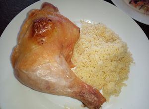 Una foto de Pollo a la sal en dos pasos
