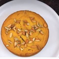A picture of Mango cake.
