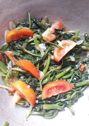Foto resep Tumis kangkung simple