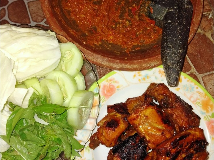 Cara Memasak Ayam panggang sambal terasi Bahan Sederhana