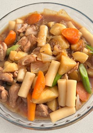 韓式安東燉雞 的食譜成品照片