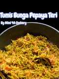 Tumis Bunga Pepaya Teri