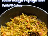 Tumis Bunga Pepaya Teri