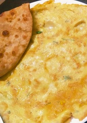 A picture of Simple egg omelet.