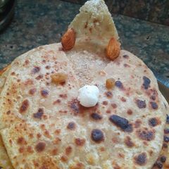 Nariyal paratha coconut paratha A picture of Nariyal paratha coconut paratha.