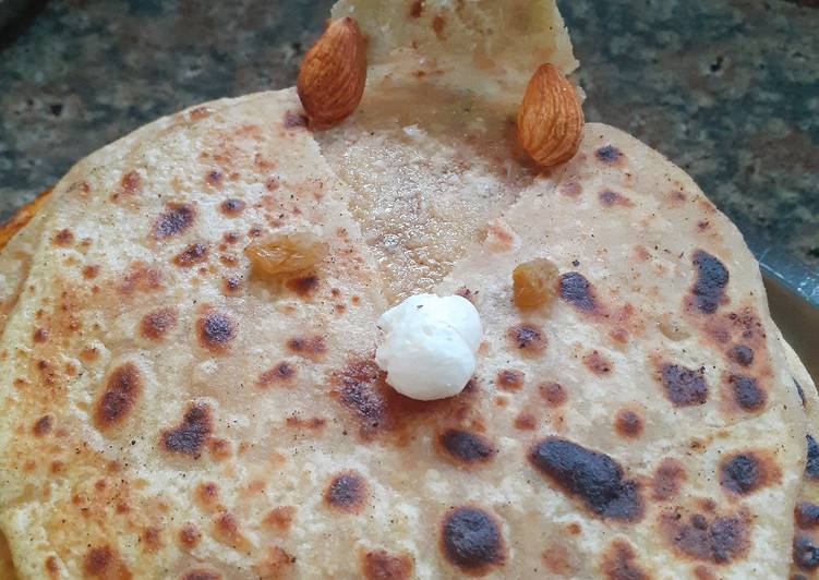 How to Make Quick Nariyal paratha coconut paratha