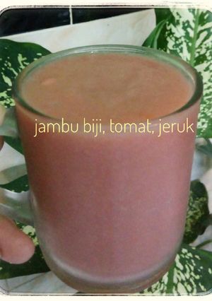 Foto resep Jus jambu, tomat, jeruk