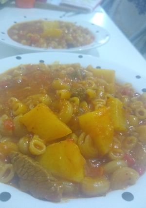 Una foto de Guiso de fideos