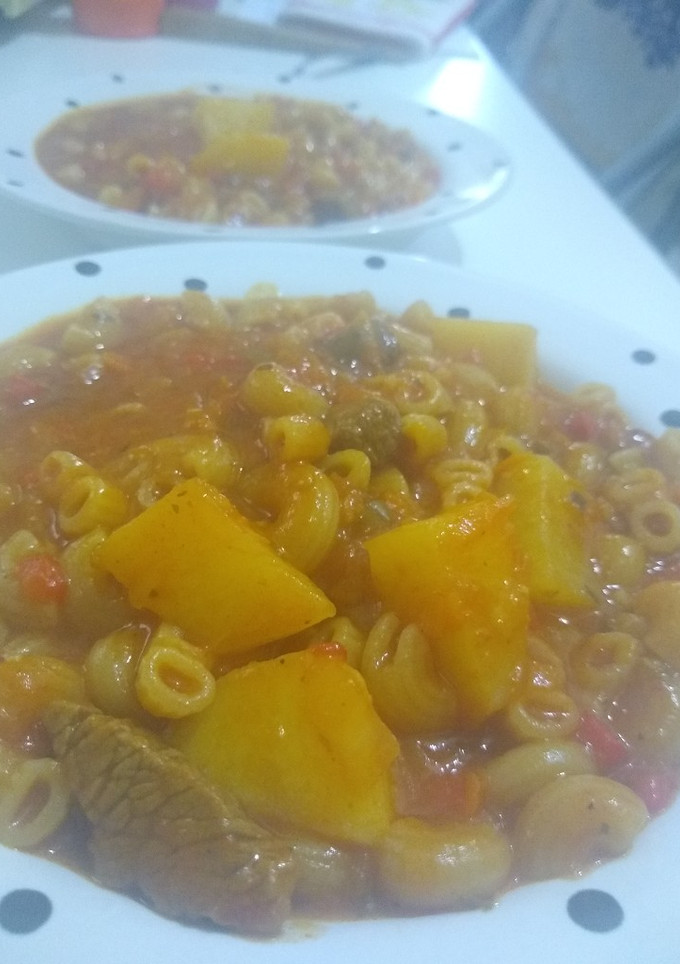 Una foto de Guiso de fideos