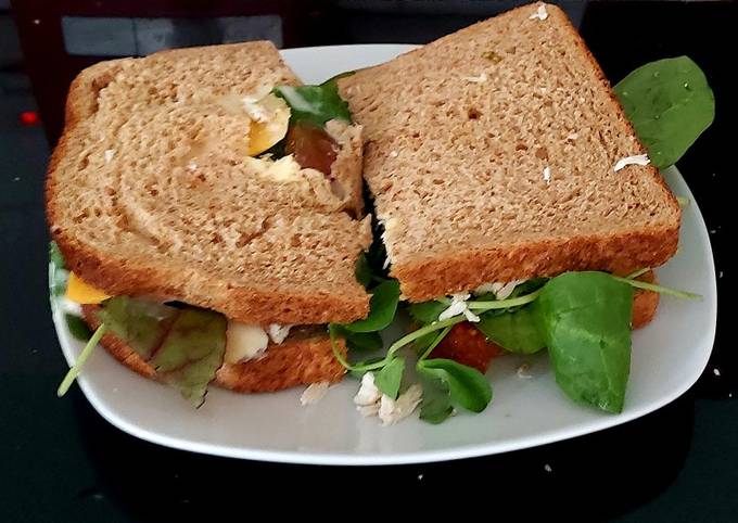 My Fridge Forage Chicken Salad Sandwich