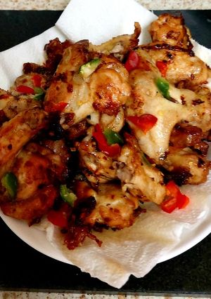A picture of My Salt & Chilli Peppered Chicken Wings 🐔.