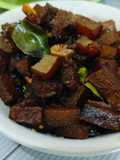 Cecek daging sapi bumbu kecap