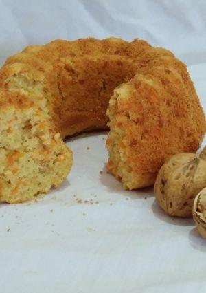 عکسی از دستور کیک هویج و گردو