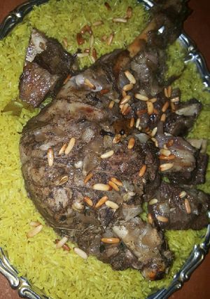 صورة لوصفة فخذ ضاني مندي بالفرن