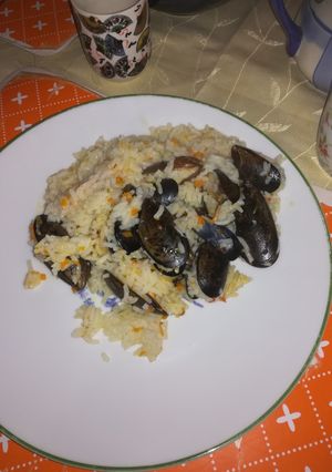 Una foto de Arroz con Choritos