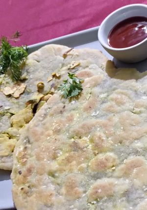 পাঁপড়ের পরোটা (papad porota recipe in Bengali) রেসিপির প্রধান ছবি