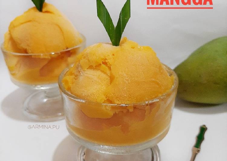 Cara Gampang Menyiapkan Sorbet Mangga Anti Gagal