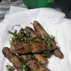 A picture of Chicken capsicum kebab🌼💫.