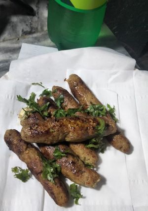 A picture of Chicken capsicum kebab🌼💫.