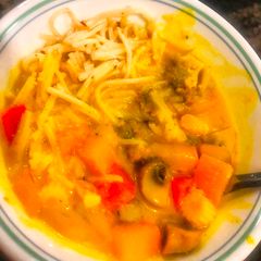 A picture of Thai Red Curry Noodles.