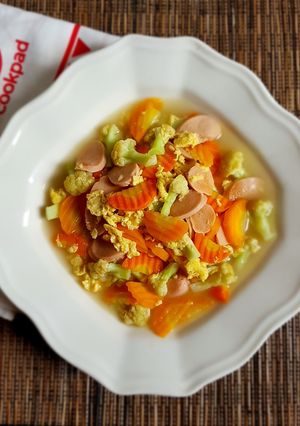 Foto resep Capcay Kuah Telur