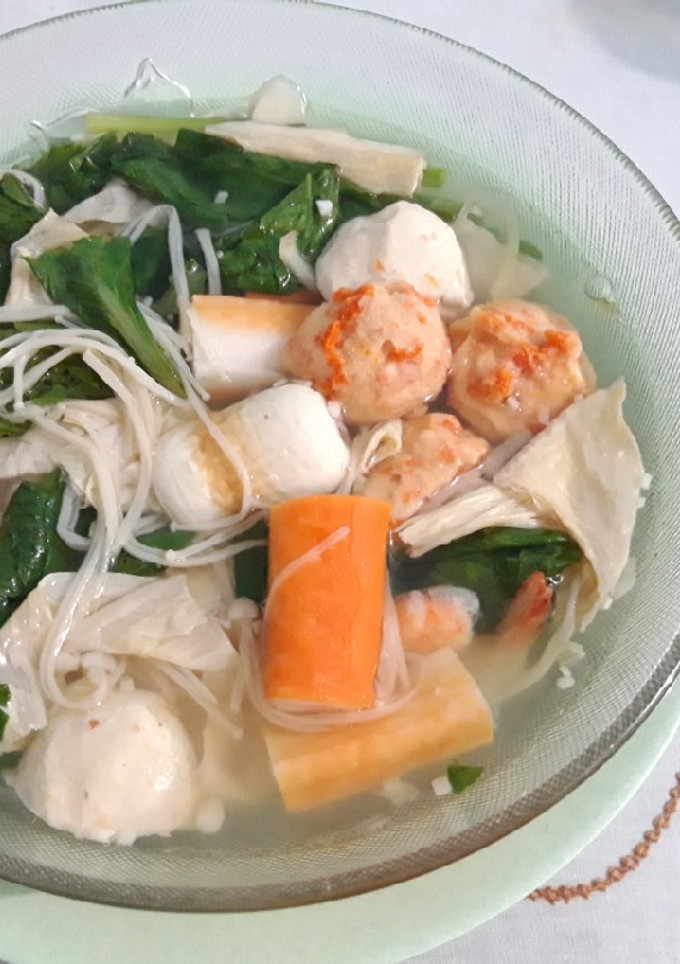 Foto resep Suki Kuah Kaldu Udang