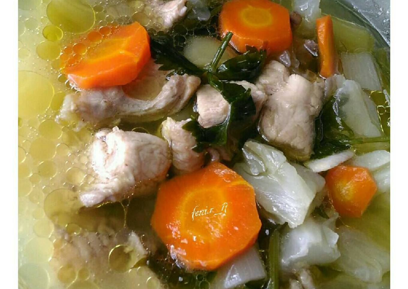 Sayur sop sederhana