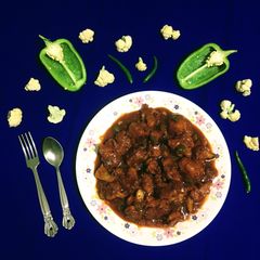 Gobhi / Cauliflower Manchurian A picture of Gobhi / Cauliflower Manchurian.