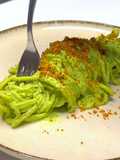 Spaghetti al pesto di rucola