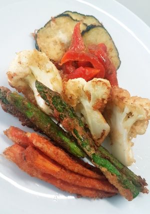 Una foto de Tempura de verduras